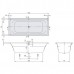 Акриловая прямоугольная ванна Villeroy & Boch Avento 170х75 см UBA170AVN2V-01