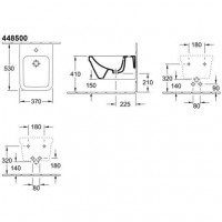 Биде подвесное Villeroy & Boch OMNIA ARCHITECTURE  44850001