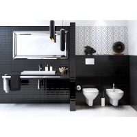 Декор Opoczno Black & White паттерн E 20x50