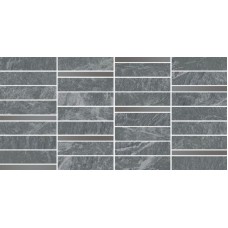 Декор Opoczno Yakara серая мозаика СТАЛЬ 22,2X44,6