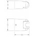 Держатель для душа GENEBRE Oval (100068 45)