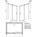 Душевая дверь RADAWAY Espera DWJ 100, 380495-01L/R + 380210-01L/R
