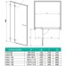 Душевая дверь RADAWAY Euphoria DWJ 80, 383512-01L/R + 383212-01L/R