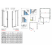 Душевая дверь RADAWAY Fuenta New DWJ 80, 384012-01-01 L/R
