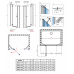 Душевая дверь RADAWAY Fuenta New DWJS 110, 384030-01-01 L/R + 384090-01-01
