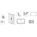 Душевая дверь RADAWAY Idea DWD 140, 387124-01-01