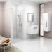 Душевая дверь Ravak CHROME CSD 1 - 80 Transparent, белый профиль, безопасное стекло