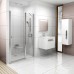 Душевая дверь Ravak CHROME CSD 2 - 100 Transparent, белый профиль, безопасное стекло