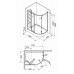 Душевая кабина  AQUAFORM  Etna Graphite 105-4099 L
