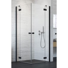 Душевая кабина без поддона RADAWAY Essenza New Black KDD (80/80), 385061-54-01 L/R + 385061-54-01 L/R