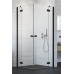 Душевая кабина без поддона RADAWAY Essenza New Black KDD (80/80), 385061-54-01 L/R + 385061-54-01 L/R