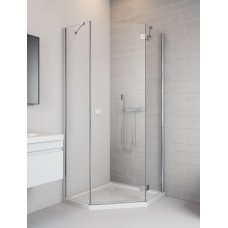 Душевая кабина без поддона RADAWAY Essenza New PTJ (80/80), 385010-01-01 L/R + 385049-01-01