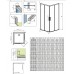Душевая кабина без поддона RADAWAY Idea Black KDD (80/80), 387061-54-01 L/R + 387061-54-01 L/R