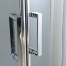 Душевая кабина Eger MAGRIT 90*90*200 см, на глубоком поддоне, профиль хром, стекло тонированное 4 мм 599-587