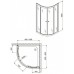 Душевая штора  AQUAFORM  AFA 100-40101