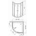 Душевая штора  AQUAFORM  AFA 100-40103