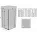 Душевая штора Ravak BRILLIANT BSDPS - 120x80 L Transparent, хром, безопасное стекло