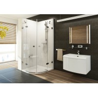 Душевая штора Ravak BRILLIANT BSKK 4 - 100 Transparent, хром, безопасное стекло
