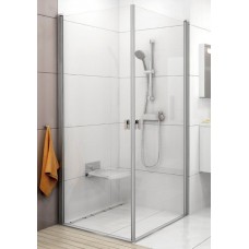 Душевая штора Ravak CHROME CRV 1 - 100 Transparent, полированный алюминий, безопасное стекло
