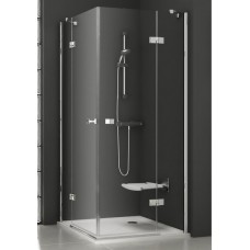 Душевая штора Ravak SMARTLINE SMSRV 4 - 80 Transparent, безопасное стекло, профиль хром