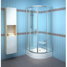 Душевая штора Ravak SUPERNOVA SKCP4 - 80 SABINA Transparent (прозрачная), стекло, полукруглая