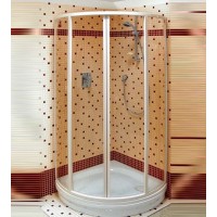 Душевая штора Ravak SUPERNOVA SKKP4 - 90 Pearl, пластик, полукруглая