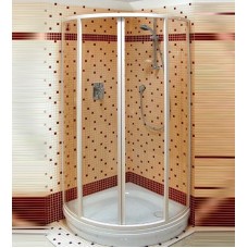Душевая штора Ravak SUPERNOVA SKKP4 - 90 Pearl, пластик, полукруглая