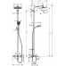 Душевая система для ванны Hansgrohe Crometta E 240 1jet Showerpipe  с термостатом, хром ( 27298000 )