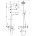 Душевая система Hansgrohe Croma 100 Showerpipe 27154000