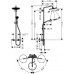Душевая система Hansgrohe Croma Select 280 Air 1jet Showerpipe с термостатом, хром ( 26790000 )