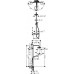 Душевая система Hansgrohe Croma Select E 180 2jet Showerpipe 27256400