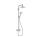 Душевая система Hansgrohe Croma Select E 180 2jet Showerpipe цв белый хром 27258400
