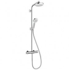 Душевая система Hansgrohe Crometta 160 Showerpipe + термостат 27264400