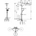 Душевая система Hansgrohe Raindance Select S Showerpipe 240 с термостатом, 27633000