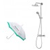 Душевая система Hansgrohe Showerpipe Verso 240 Душевая система с термостатом + фирменный зонт компании Hansgrohe 27205000+86002104