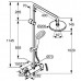 Душевая система с термостатом KLUDI A-QA DUAL SHOWER SYSTEM A-QAs 6609505-00