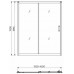 Душевые двери  KOLO GEO 6 160 раздвижные GDRS16222003