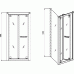 Душевые двери  KOLO GEO 6 90 bifold  GDRB90222003