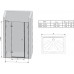 Душевые двери Ravak BRILLIANT BSD 3 - 120 A-R Transparent, хром, безопасное стекло