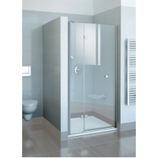 Душевые двери Ravak FINELINE FSD 2 - 110 A-L Transparent, с держателем, хром, безопасное стекло
