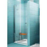 Душевые двери Ravak FINELINE FSD 2 - 110 A-L Transparent, с держателем, хром, безопасное стекло