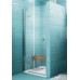 Душевые двери Ravak FINELINE FSD 2 - 110 A-L Transparent, с держателем, хром, безопасное стекло