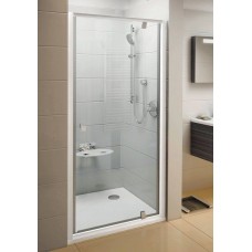 Душевые двери Ravak PIVOT PDOP 1 - 80 Transparent, белый профиль, безопасное стекло