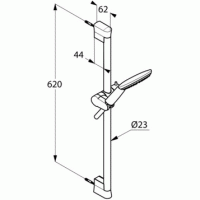 Душевой  гарнитур  KLUDI FRESHLINE 6783005-00