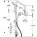 Душевой гарнитур  KLUDI Zenta 660900500 DUAL SHOWER SYSTEM