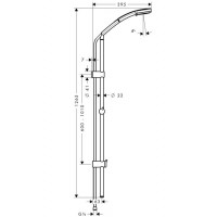 Душевой набор Hansgrohe Croma 100 Multi 1,05м 27791000