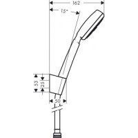 Душевой набор Hansgrohe Crometta 100 Porter  26664400