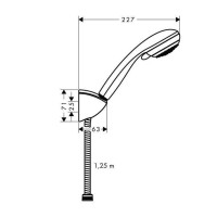 Душевой набор Hansgrohe Crometta 85 Vario 27558000
