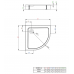 Душевой поддон RADAWAY Doros A Compact, 80x80, SDRA8080-05
