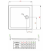 Душевой поддон RADAWAY Doros C, 80x80, SDRC8080-01